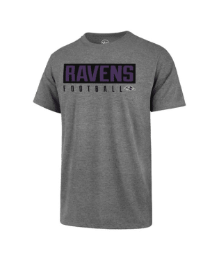 Baltimore Ravens - Slate Grey Dub Major Super Rival T-Shirt