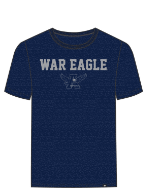 Auburn Tigers - Vin Fall Navy Pregame Club T-Shirt