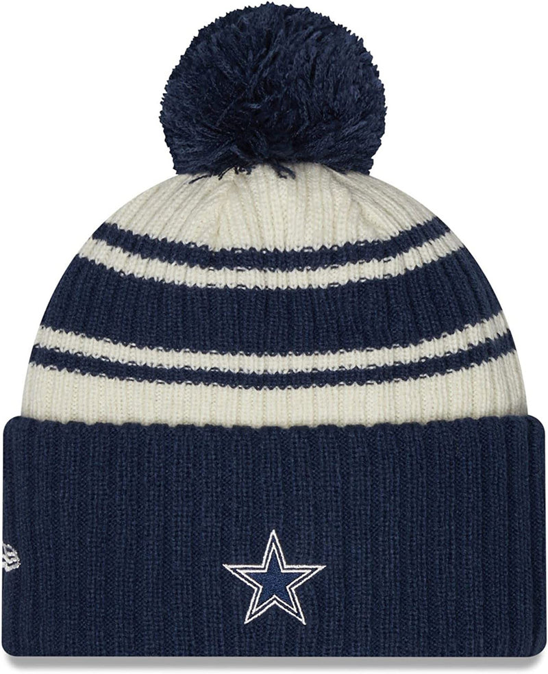 Dallas Cowboys - Mens 2022 Sideline Sport Cuffed Knit Hat, New Era