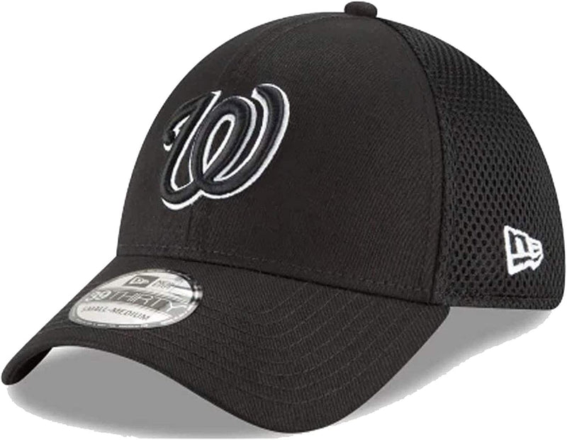 Washington Nationals - MLB Neo 39Thirty Black Hat, New Era