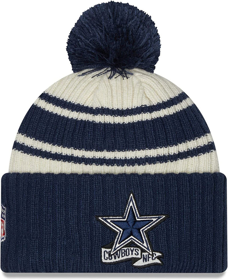 Dallas Cowboys - Mens 2022 Sideline Sport Cuffed Knit Hat, New Era