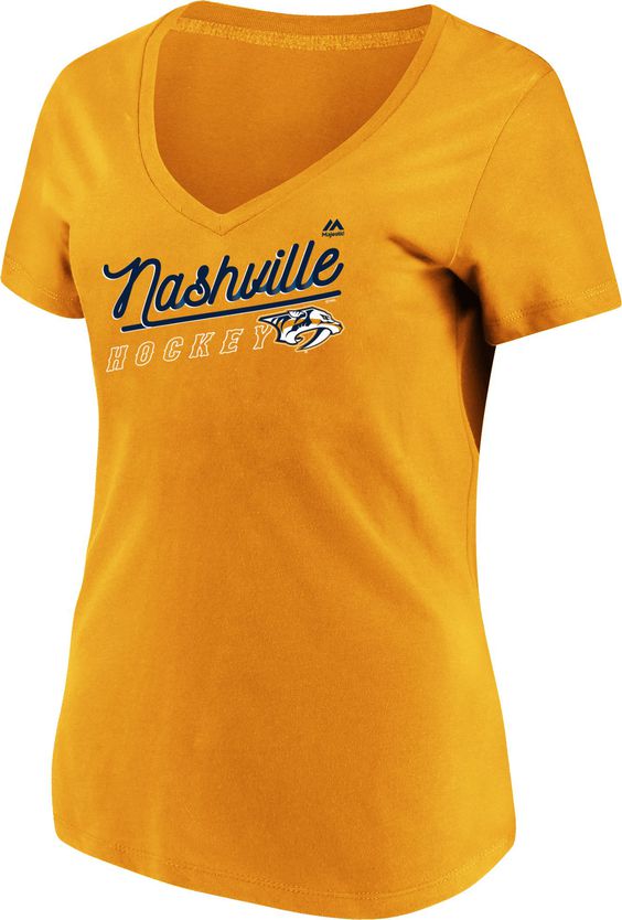 Nashville Predators Goal Cage Women's Shirt