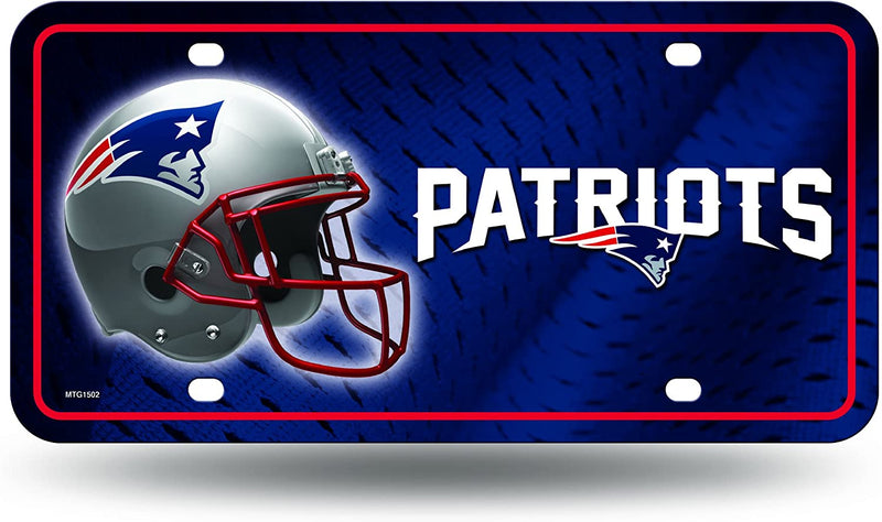 New England Patriots - Metal License Plate Tag