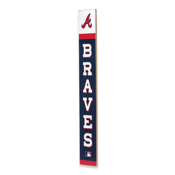 Atlanta Braves - MLB Team Spirit Vertical Wood Wall Decor