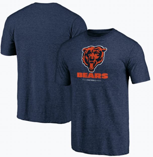 Chicago Bears - NFL Pro Line Team Lockup Logo T-Shirt