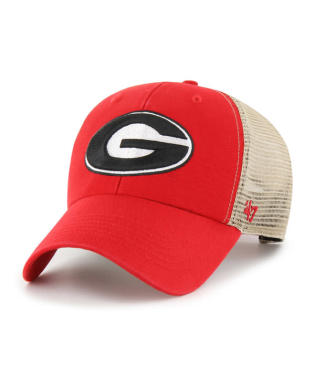 Georgia Bulldogs - Red Flagship Wash MVP Hat, 47 Brand