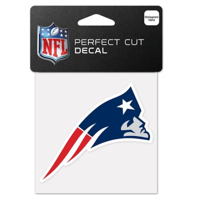 New England Patriots Perfect Cut Color Decal