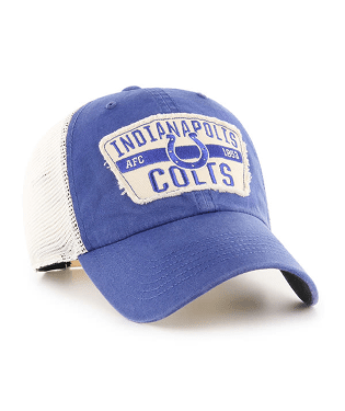 Indianapolis Colts - Vintage Royal Crawford Clean Up Hat, 47 Brand