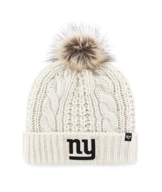New York Giants - White Meeko Cuff Knit, 47 Brand