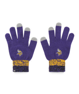 Minnesota Vikings - Purple Static Gloves