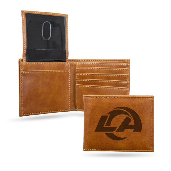 Los Angeles Rams - NFL Laser Engraved Slim Design Billfold Wallet