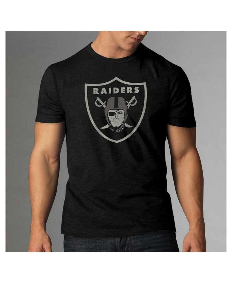 Men's Oakland Raiders Logo Scrum T-Shirt
