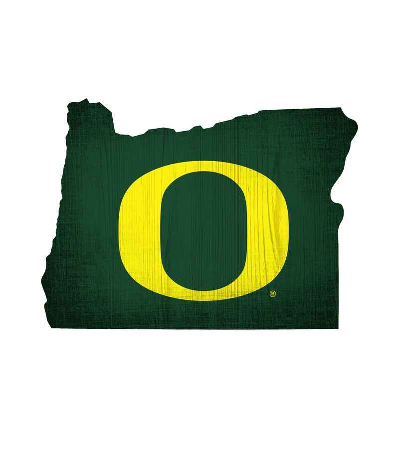 Oregon Ducks - State Team Color Logo Sign