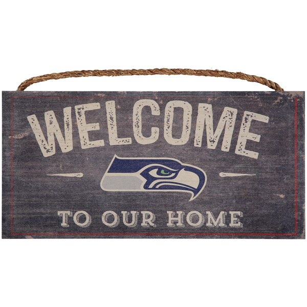 Seattle Seahawks - Welcome Distressed Sign