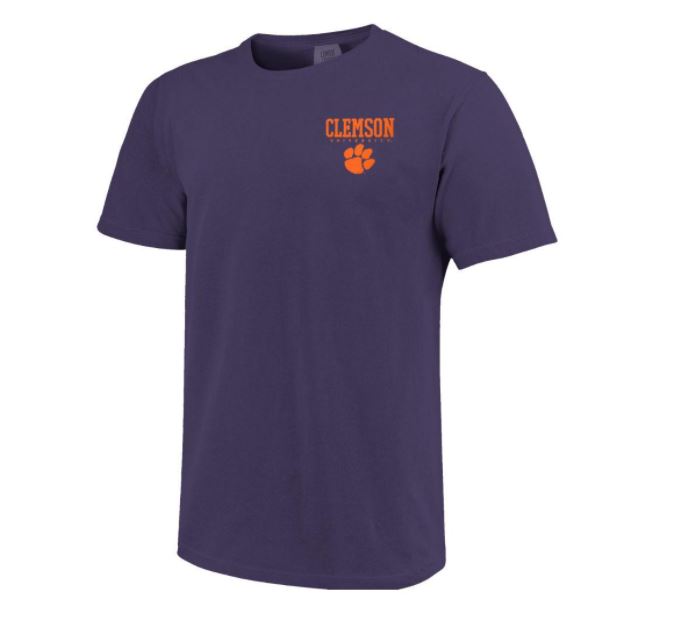 Clemson Tigers Campus Skyline Short Sleeve T-Shirt