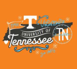 Tennessee Volunteers State Doodles T-Shirt