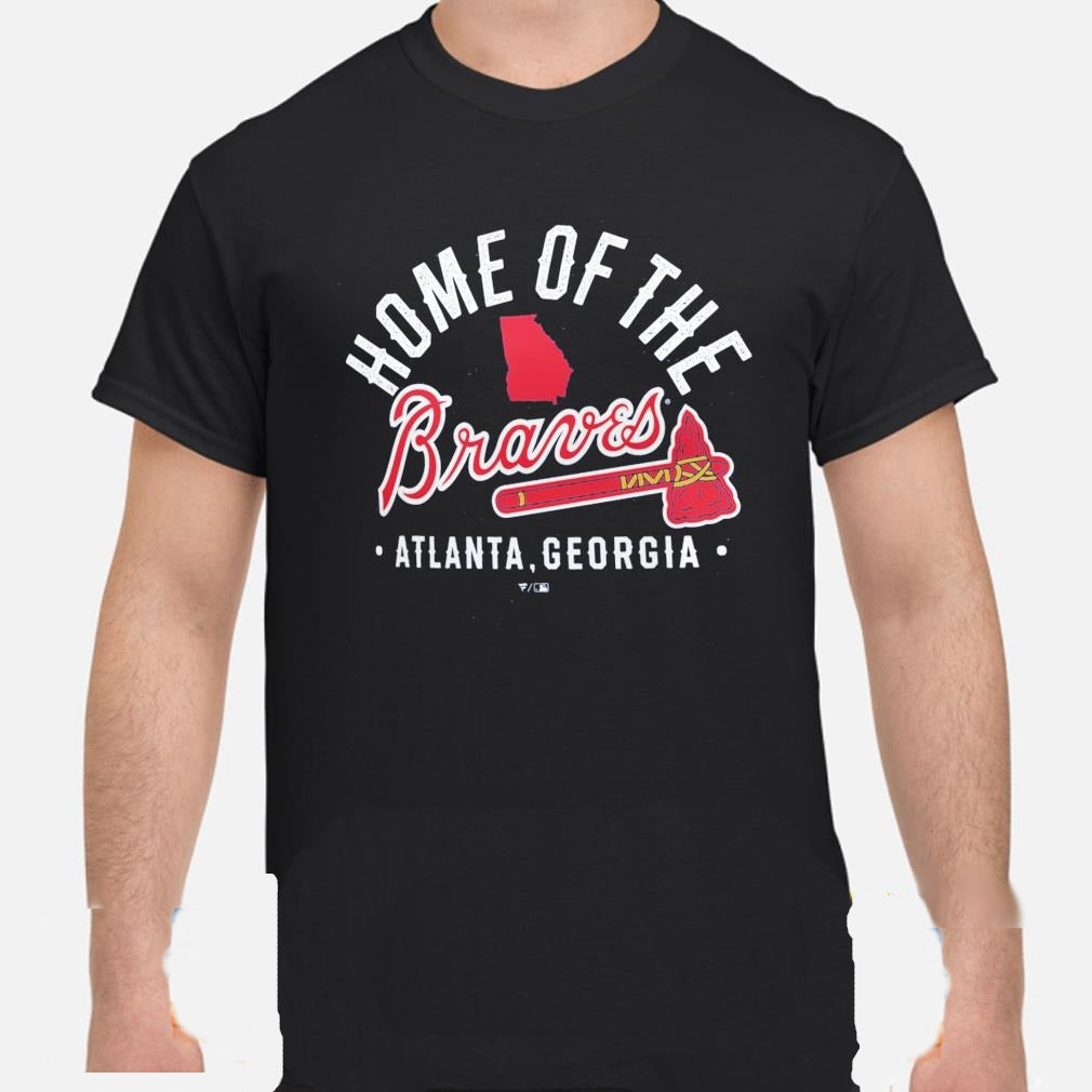 Atlanta Braves Iconic Speckled Ringer T-Shirt - Mens