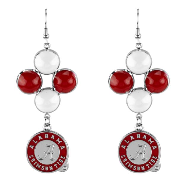 Alabama Crimson Tide - NCAA Alabama Bubble Earrings