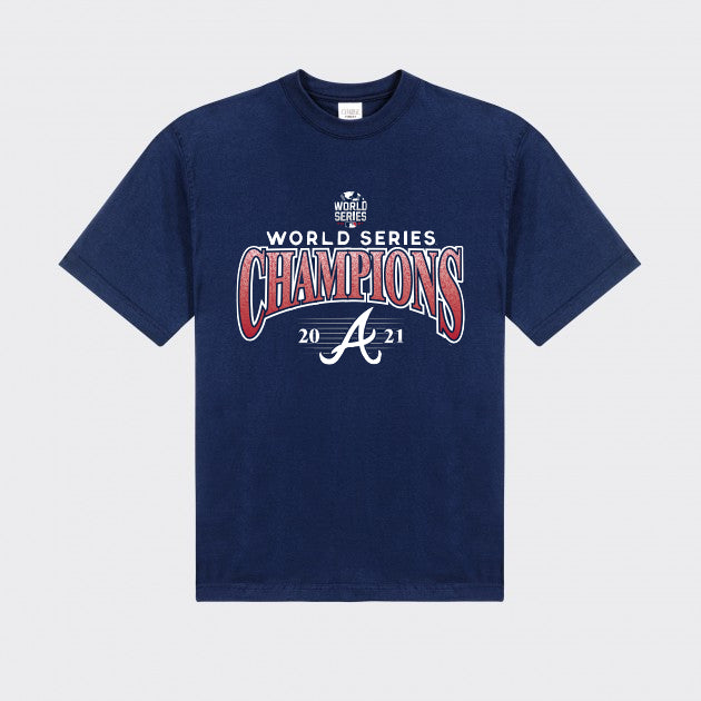 47 Brand Atlanta Braves - World Series Champions Navy T-Shirt | L