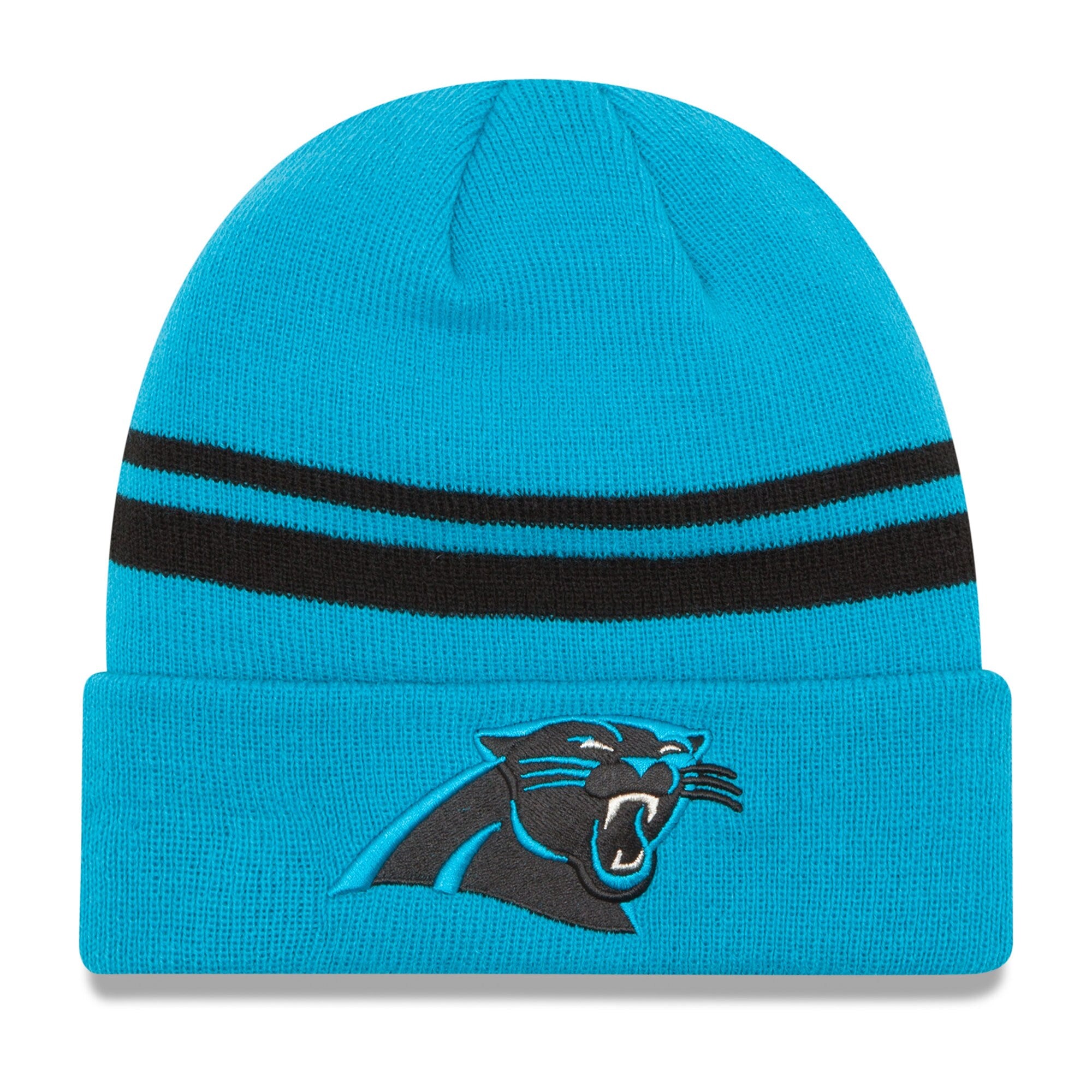 Carolina Panthers Blue Team Logo Cuffed Knit Hat