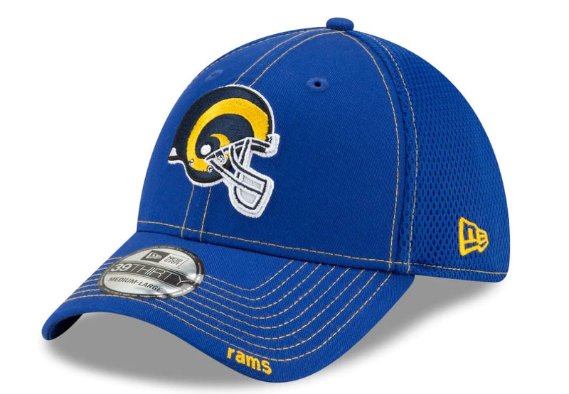 Los Angeles Rams - Royal Neo Historic Logo 39Thirty Flex Hat, New Era