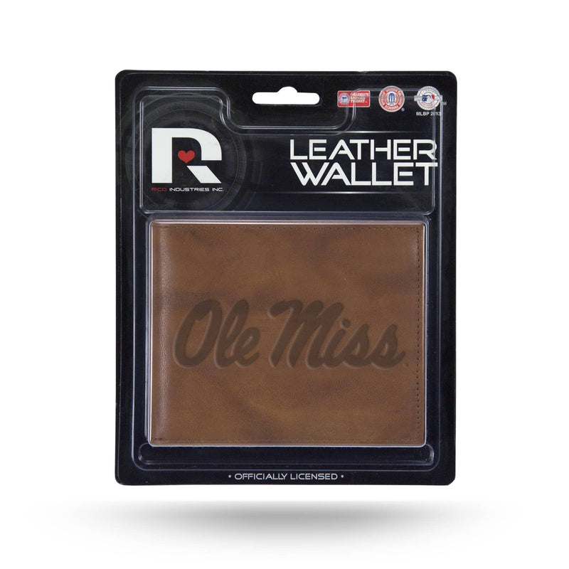 Mississippi  Ole Miss Rebels Leather Billfold  Wallet