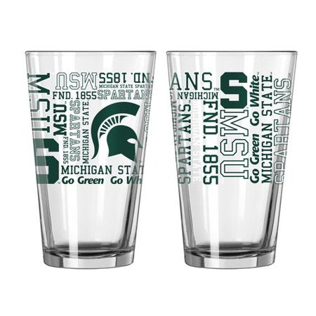 Michigan State Spartans Pint Glass