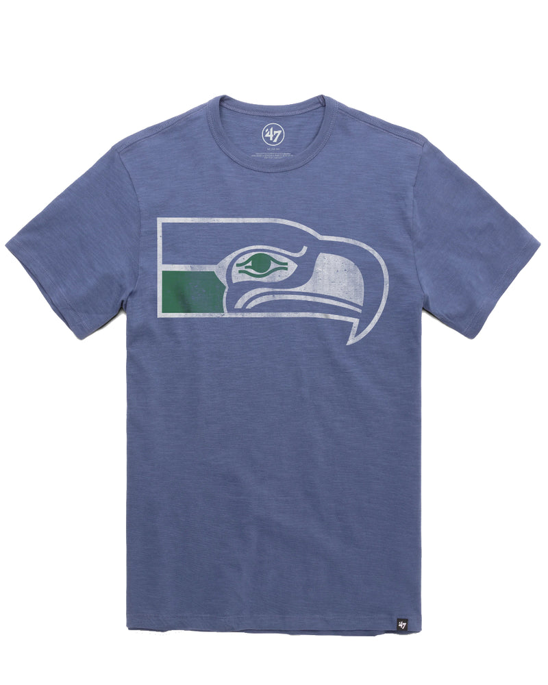 Seattle Seahawks - Legacy Logo Blue T-Shirt