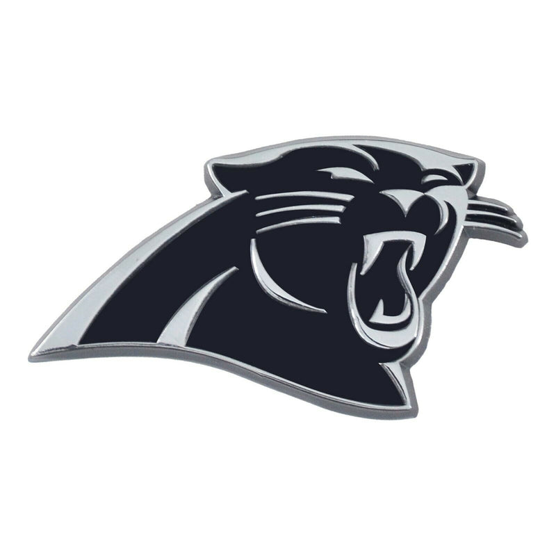 Carolina Panther - Logo Metal Chrome 3" x 3.2" Auto Emblem