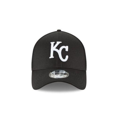 Kansas City Royals - Black White Neo 39Thirty Flex Hat, New Era
