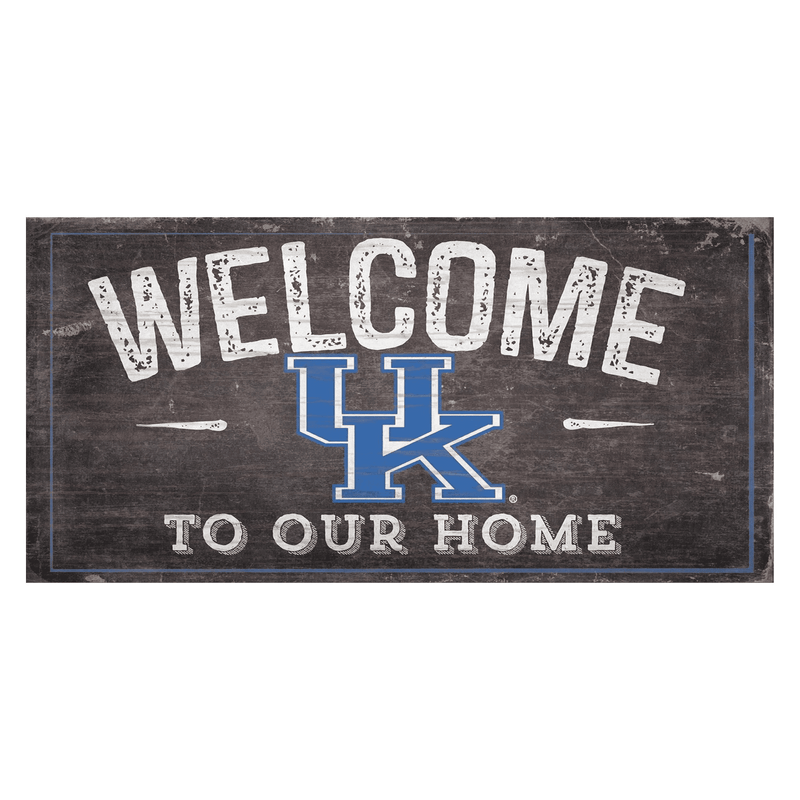 Kentucky Wildcats Welcome Distressed Sign