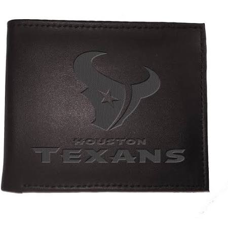 Houston Texans Black Leather Bi-Fold Wallet