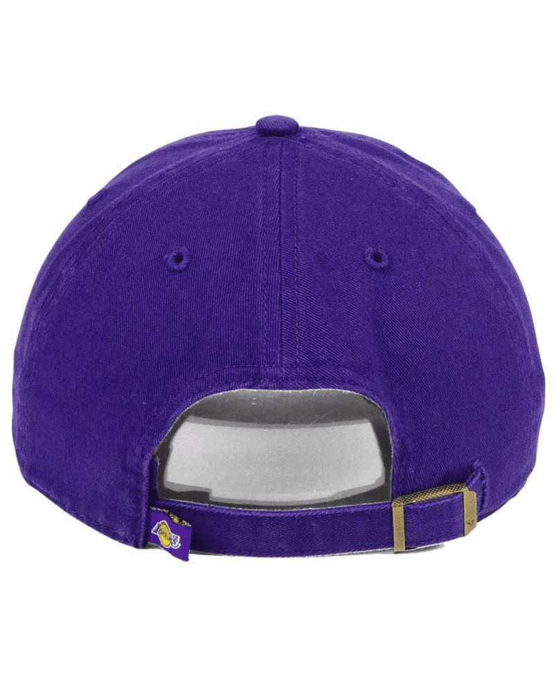 Los Angeles Lakers Purple Clean Up Adjustable Hat