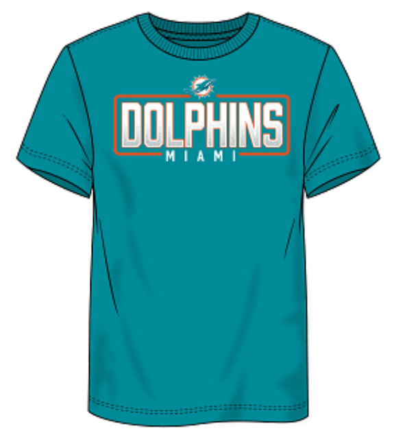 Miami Dolphins - Men's Iconic Team Physicality T-Shirt