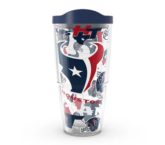 Houston Texans - All Over Wrap with Travel Lid
