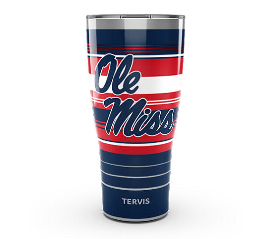 Ole Miss Rebels - Hype Stripes Stainless Steel Tumbler