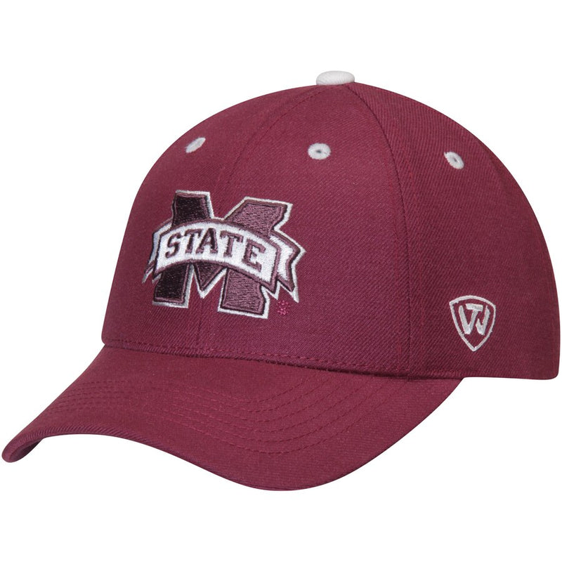 Mississippi State Bulldogs Triple Threat Adjustable Hat - Maroon