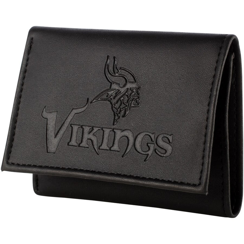 Minnesota Vikings Hybrid Tri-Fold Wallet - Black