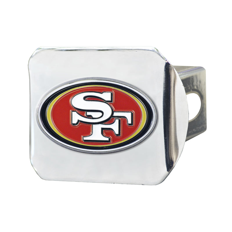 San Francisco 49ers - Color on Chrome Hitch Cover