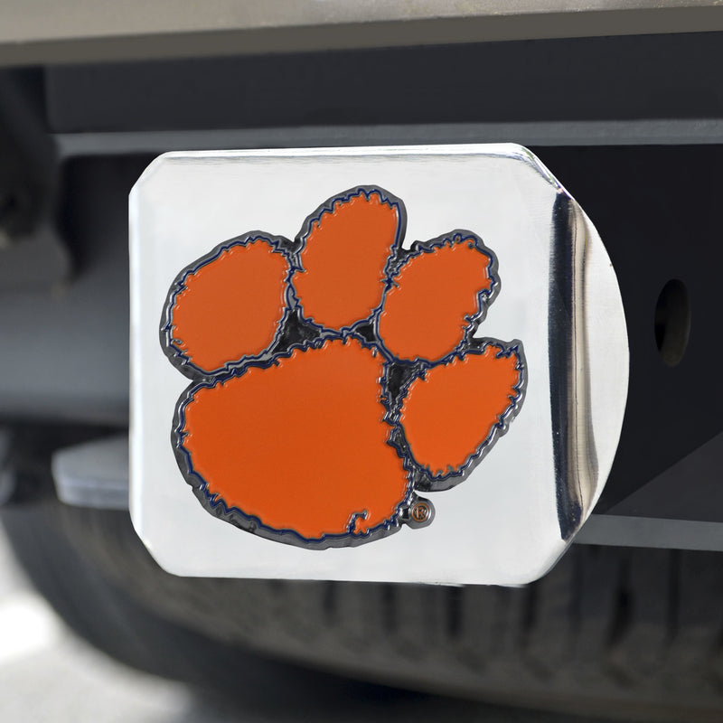 Clemson Tigers - Color on Chrome Hitch Cover