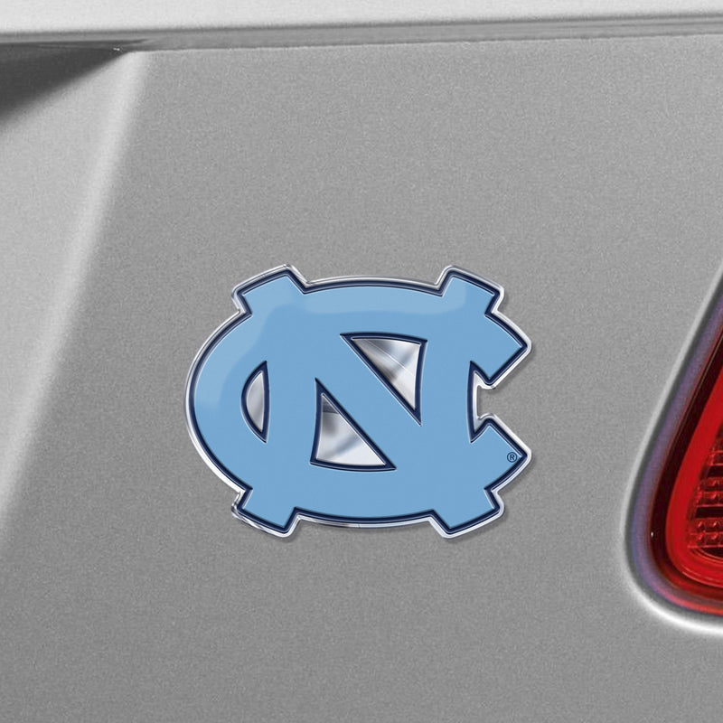 North Carolina Tar Heels - Logo 3" x 3.2" Metal Auto Emblem
