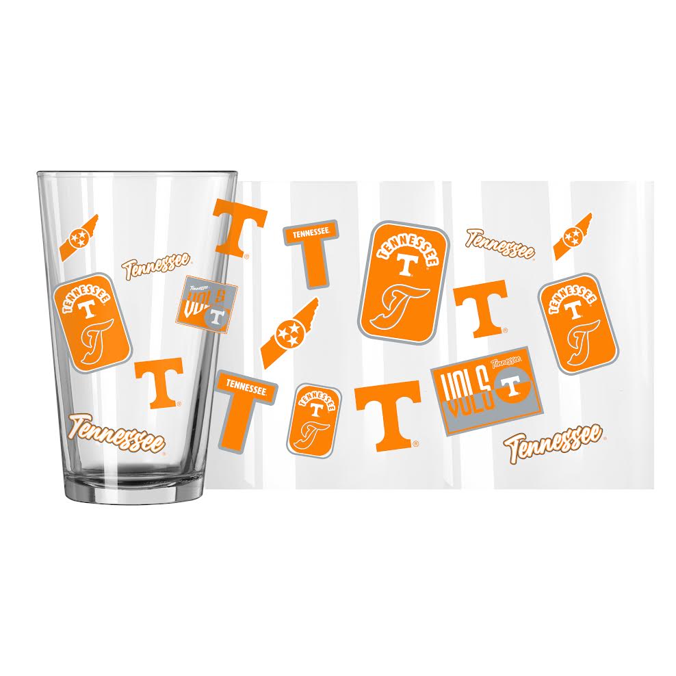 Tennessee Volunteers Dreamweave Design 16oz Pint Glass