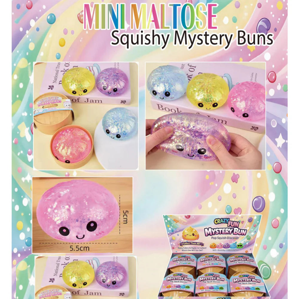 Squishy Dumpling Buns - Mystery 1Pc Sensory Fidget Toy