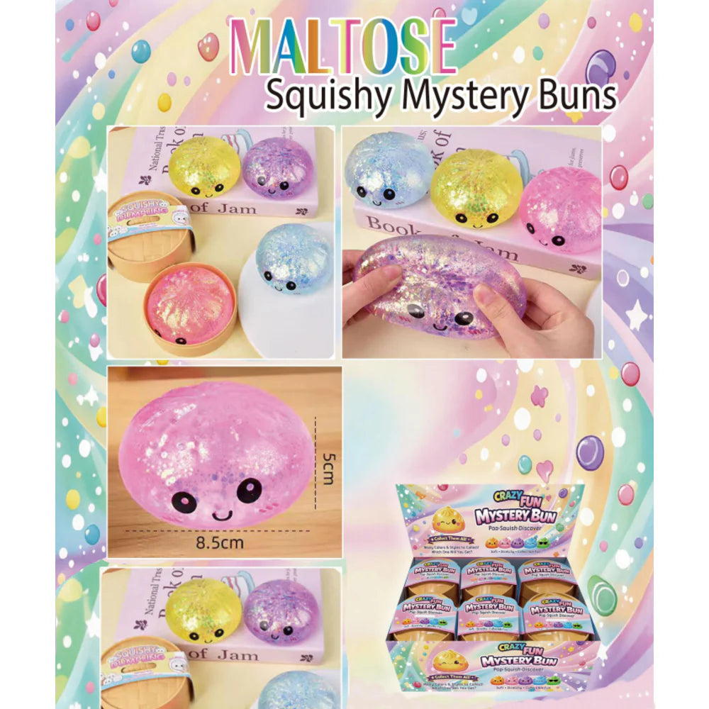 Squishy Dumpling Buns - Mystery 1Pc Sensory Fidget Toy
