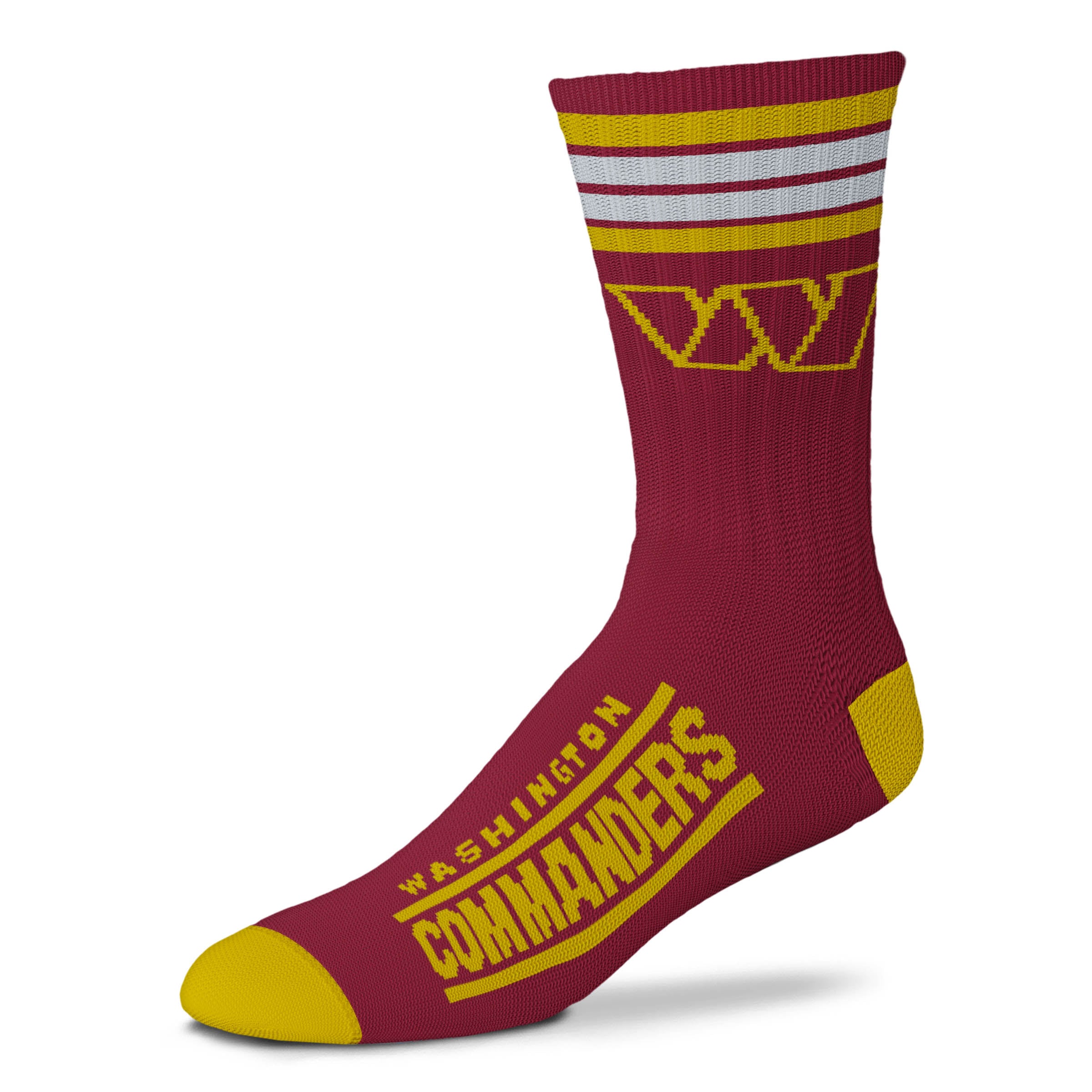 Washington Commanders - NFL 4 Stripe Deuce Socks