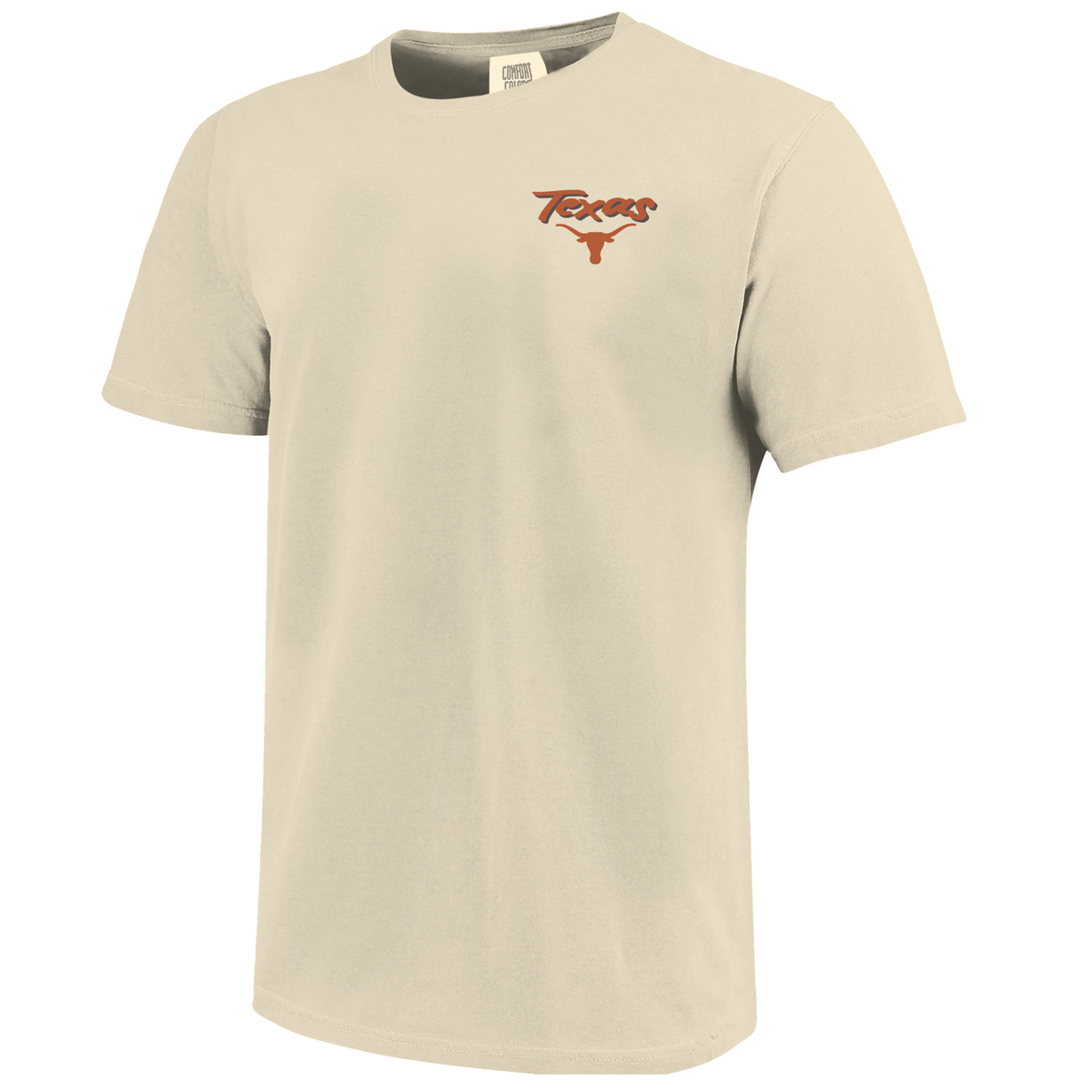 Texas Longhorns - NCAA Hand Drawn Campus Stack Comfort Color T-Shirt
