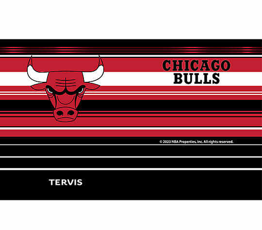 NBA Chicago Bulls -  Hype Stripes Stainless Steel Tumbler