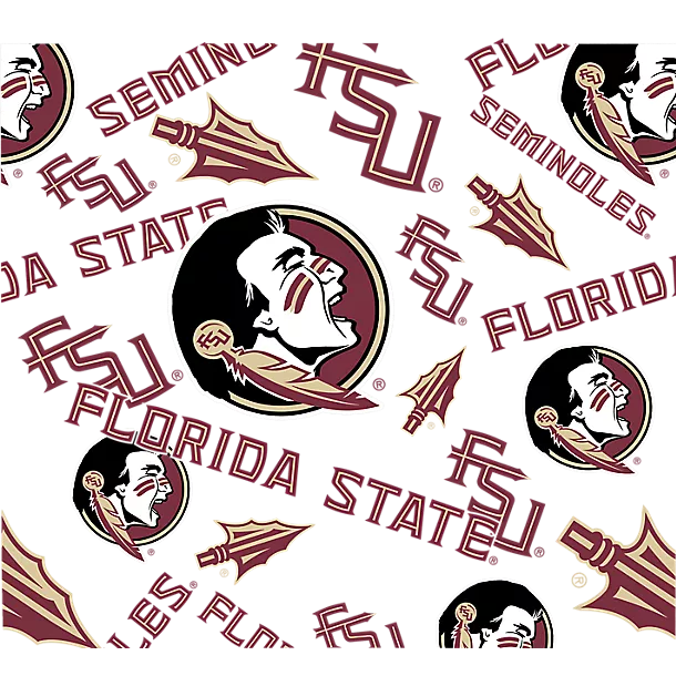 Florida State Seminoles - All Over  24Oz Plastic Tumbler