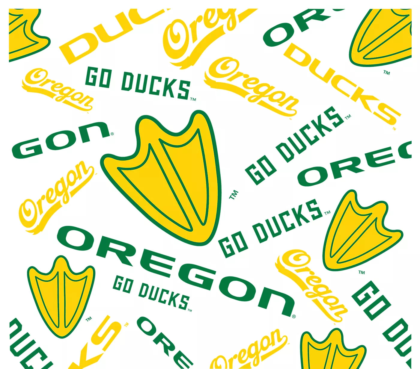 Oregon Ducks - All Over Plastic Tumbler