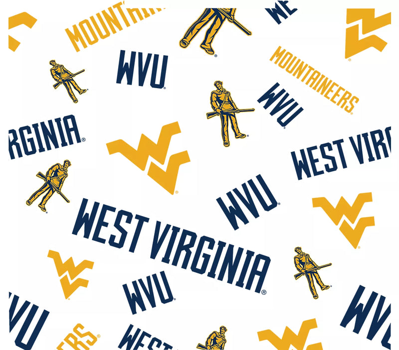 West Virginia Mountaineers - All Over Plastic Tumbler